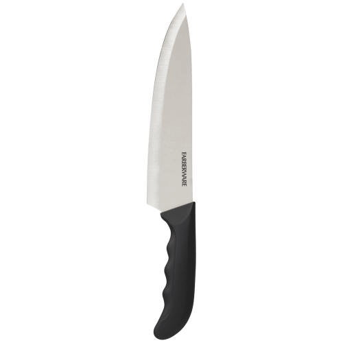 Farberware 8-inch Comfort Grip Chef Knife in Black Farberware 8-inch Comfort Grip Chef Knife in Black