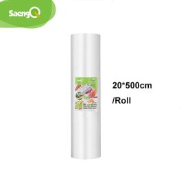 saengQ vacuum bags for food Vacuum Sealer Food Fresh Long Keeping 12+15+20+25+30cm*500cm Rolls/Lot bags for vacuum packer