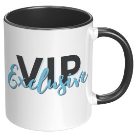 Coffee Cup, Accent Ceramic Mug 11oz, Vip Exclusive Blue