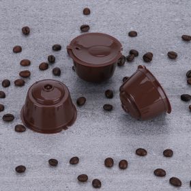 Coffee Capsule Filter PlasticFilled Stainless Steel (Option: Brown-Below 50mL)