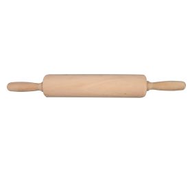 Christmas Reindeer Snowflake Pine Print Wooden Rolling Pin (Option: Polish Rod-Small Size)