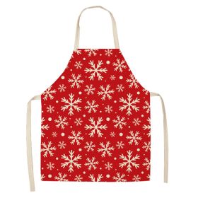 Christmas Style Apron Stain-resistant Sleeveless Apron (Option: Model 14-68to55)