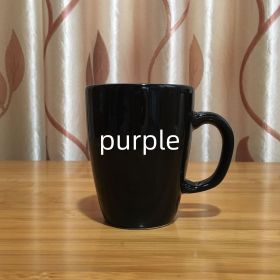 Ceramic Couple Has A Coffee Cup (Option: Purple-201 300ml)