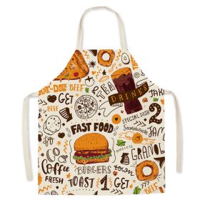 Fashion New Cartoon Restaurant Apron (Option: W998707-Children's Free Size)