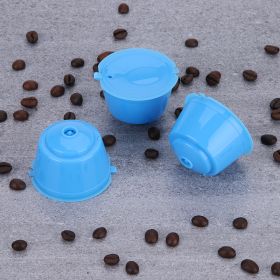 Coffee Capsule Filter PlasticFilled Stainless Steel (Option: Sky Blue-Below 50mL)