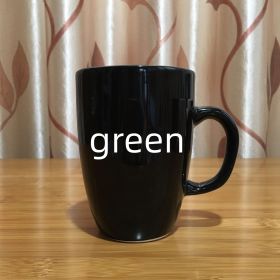 Ceramic Couple Has A Coffee Cup (Option: Green-301 400ml)