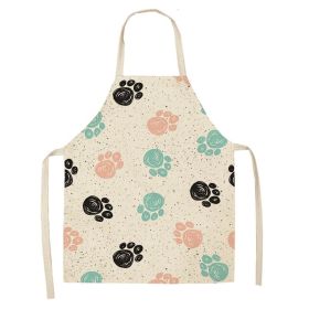 Cartoon Puppy Sleeveless Apron Home Daily Use (Option: W 02514-68x55cm)