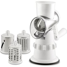 Modern Minimalist Kitchen Chopper Multi-functional Manual (Color: White)