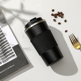 Stainless Steel Cup Portable Vehicle-mounted (Option: Three Generations Black-510ml)