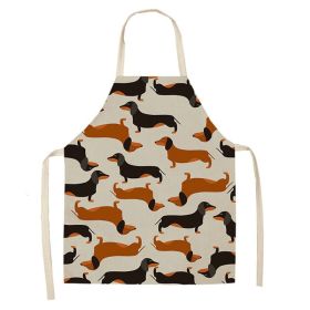 Cartoon Puppy Sleeveless Apron Home Daily Use (Option: W 02512-68x55cm)