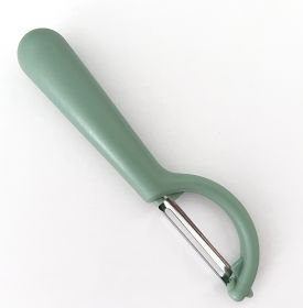 Household Fashion Stainless Steel Pp Peeler (Option: P Type Peeler Light Green)