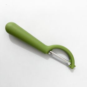 Household Fashion Stainless Steel Pp Peeler (Option: P Type Peeler Army Green)