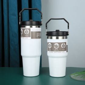 Portable Portable Cup Large Capacity (Option: White Single Drink-900ML)