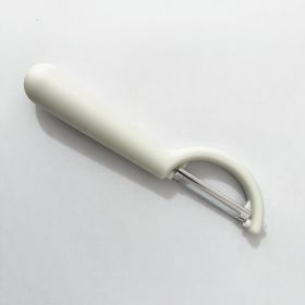 Household Fashion Stainless Steel Pp Peeler (Option: P Type Peeler White)