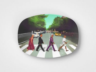 Come Together // 10"x14" Serving Platter // Peaceful Unity Gift Idea (Set: Single Platter)