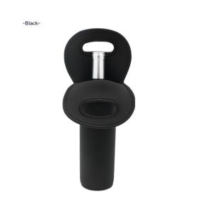 750ml Handle Covered Bottle Wine  Cover (Color: BLACK)