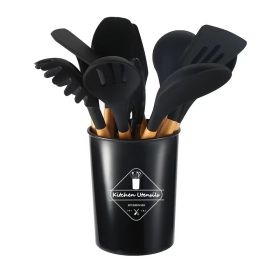 High Temperature Resistant Kitchenware Suit (Option: Small Black)